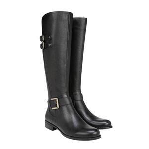 Naturalizer Womens Jessie Knee High Boots US 8 M WC EU 38.5 Black Leather NIB